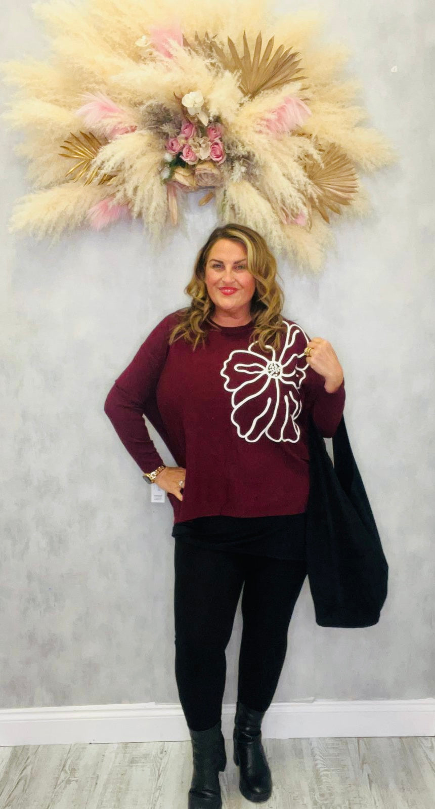 Flower Ribbon Jumper