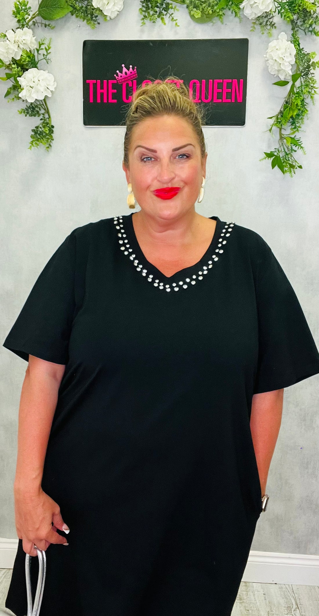 Dot Sparkle T-Shirt Dress