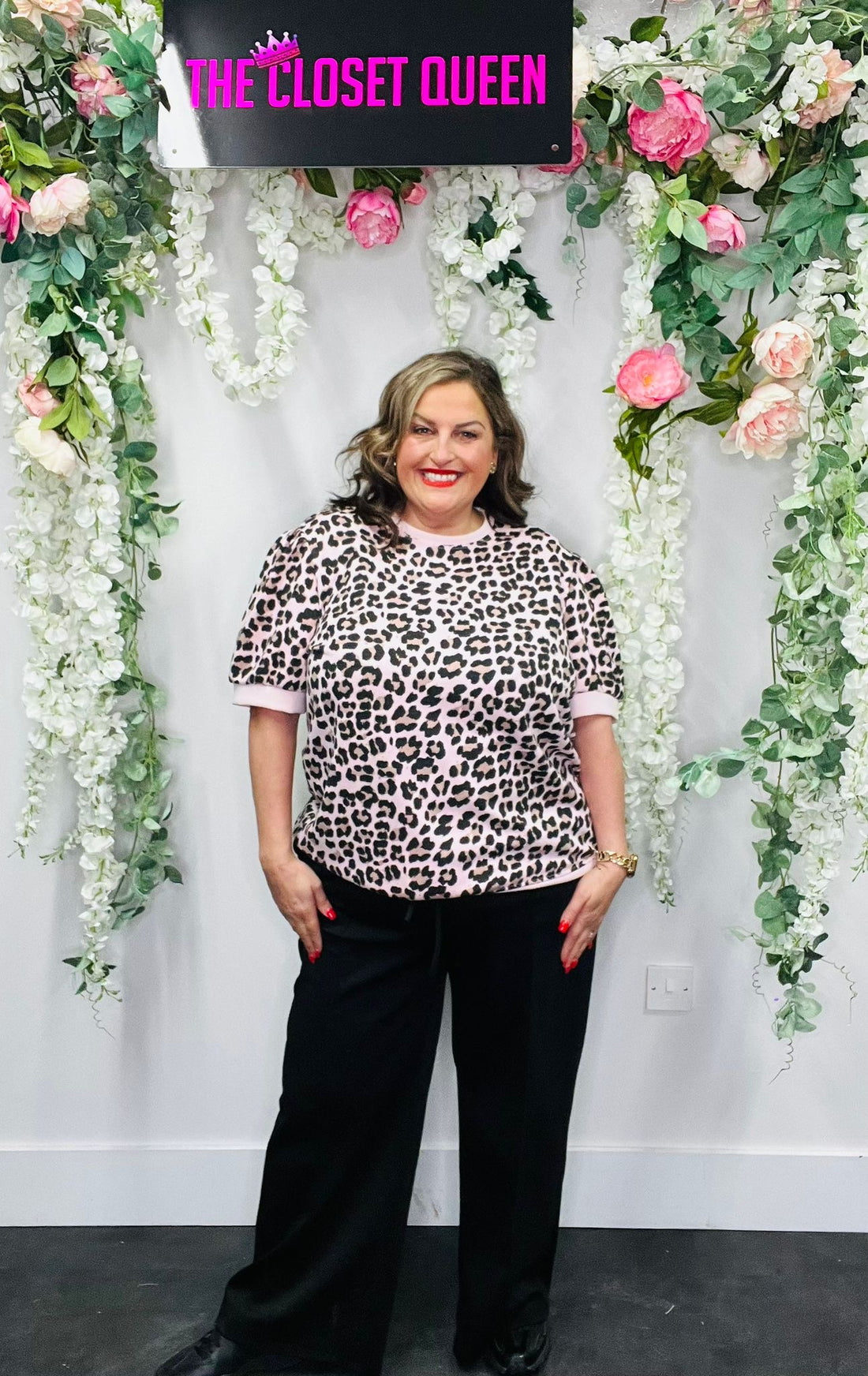 Puff Sleeve Bounce Top Animal Print