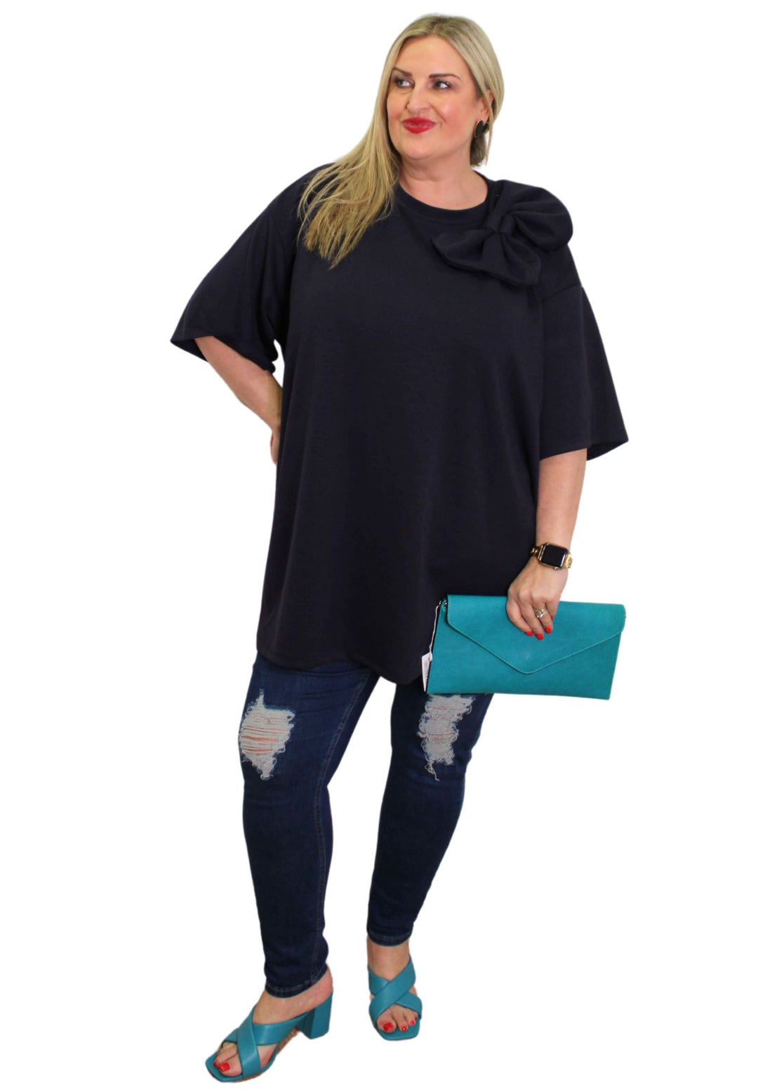 Bow Bounce Curve Tunic