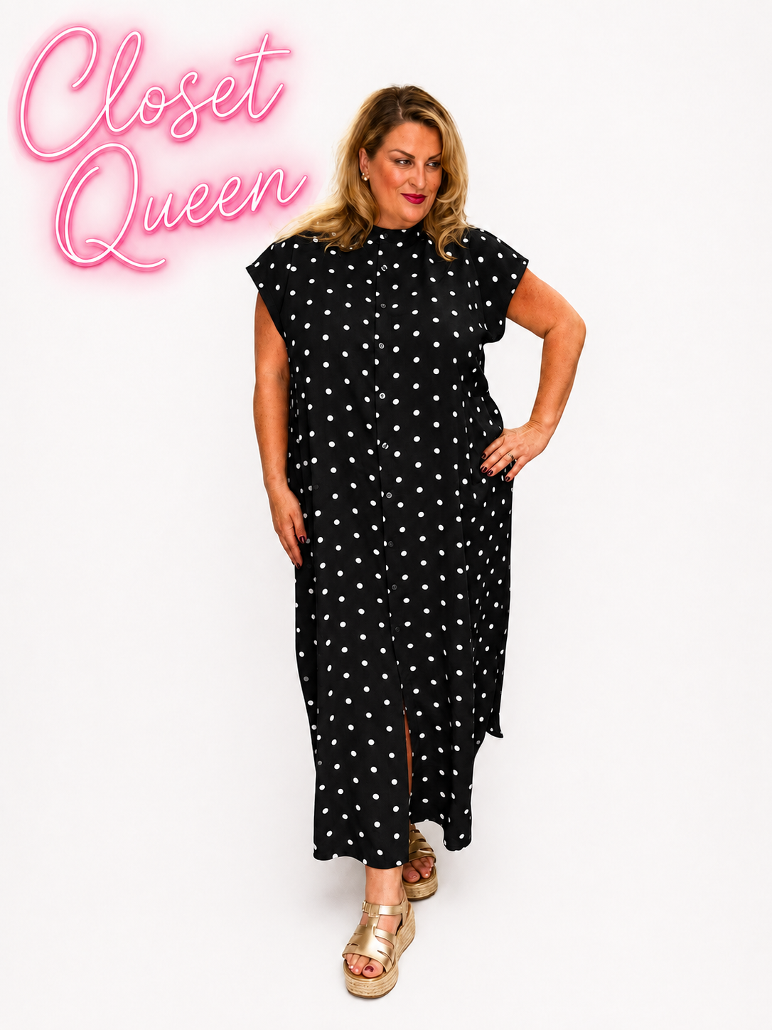 Leslie Polka Dot Dress