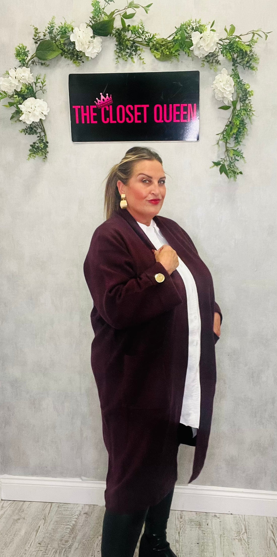 Button Cuff Luxury Cardigan Jacket