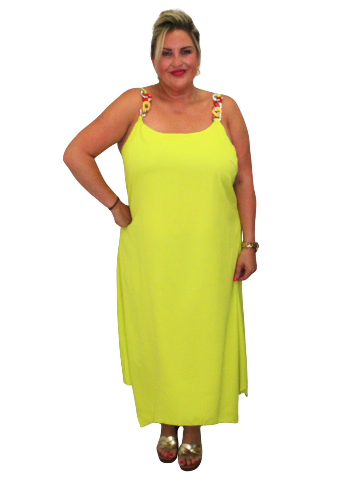 Link Strap Maxi Dress