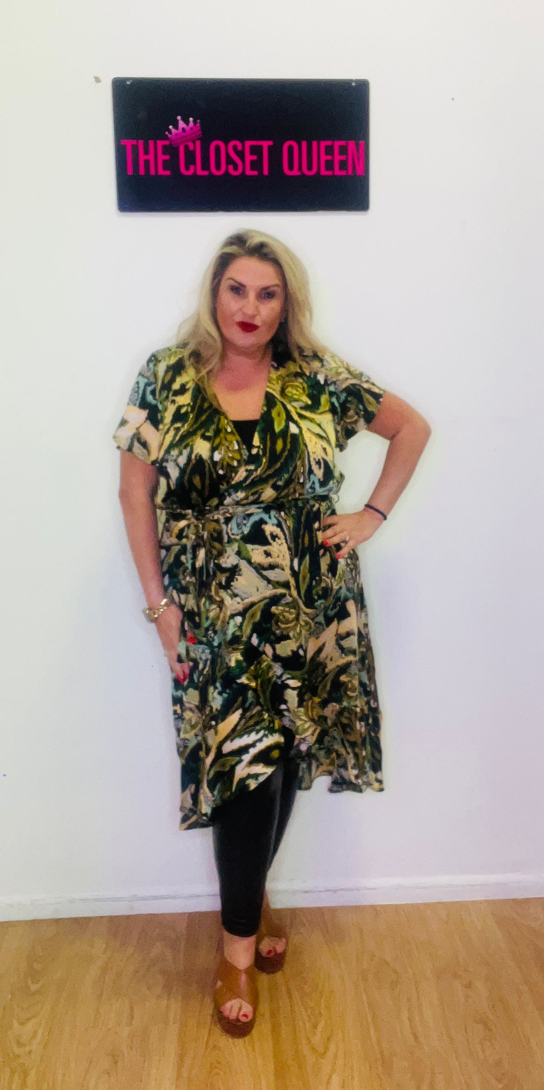 Enchant Wrap Dress