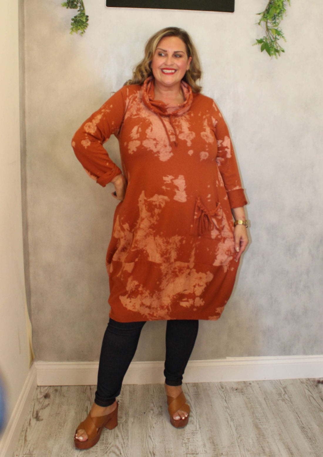 Indian Cowell Dress A.S Print