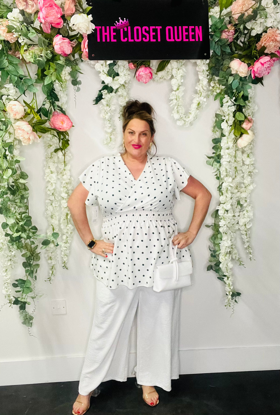 Lassi Wrap Style Top Polka