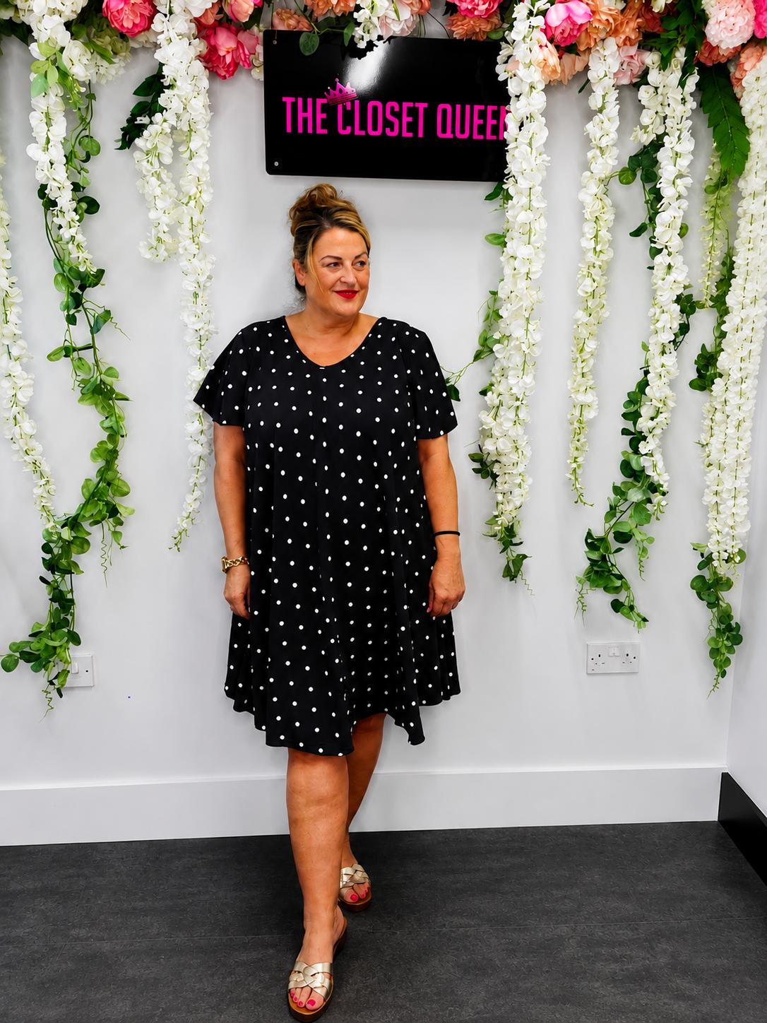 Evie Dress Polka Dot