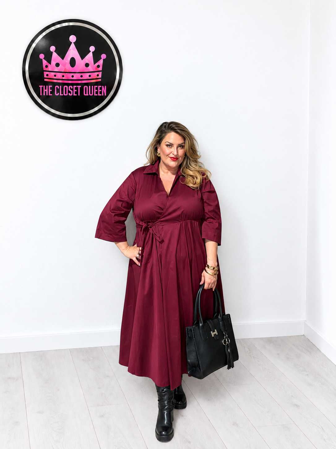 Petticoat wrap dress