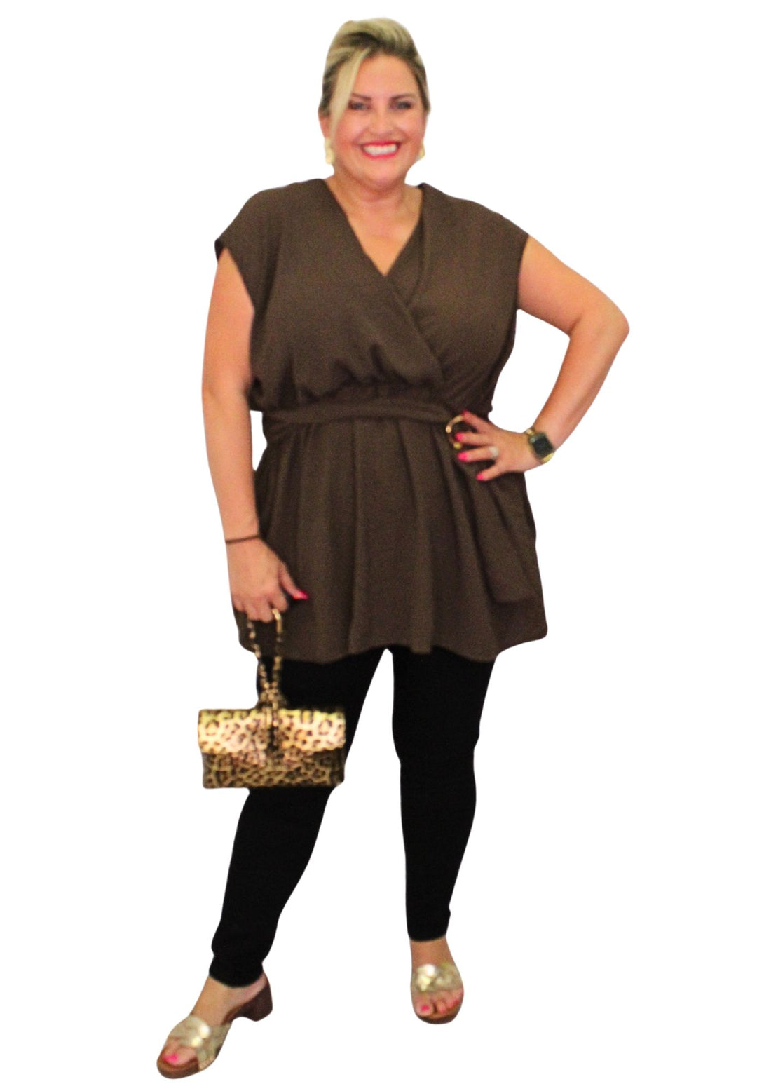 Drop Belt Buckle Top