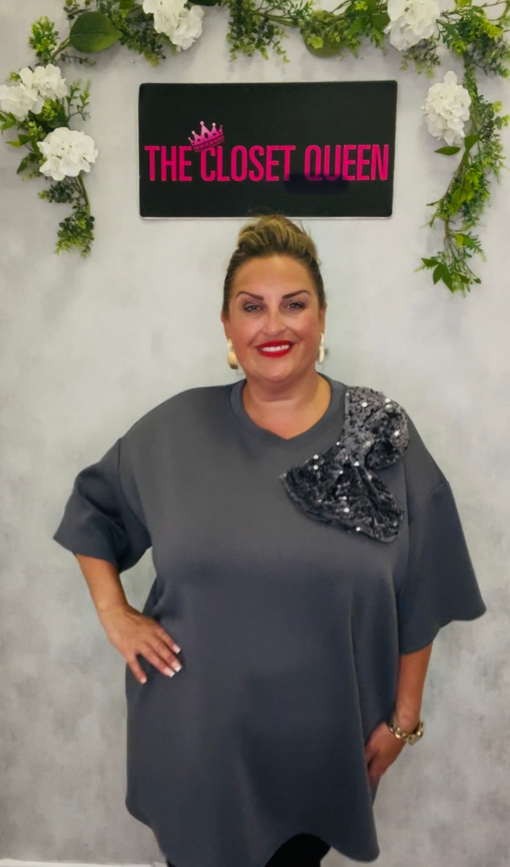 Bounce Glitz Bow Tunic