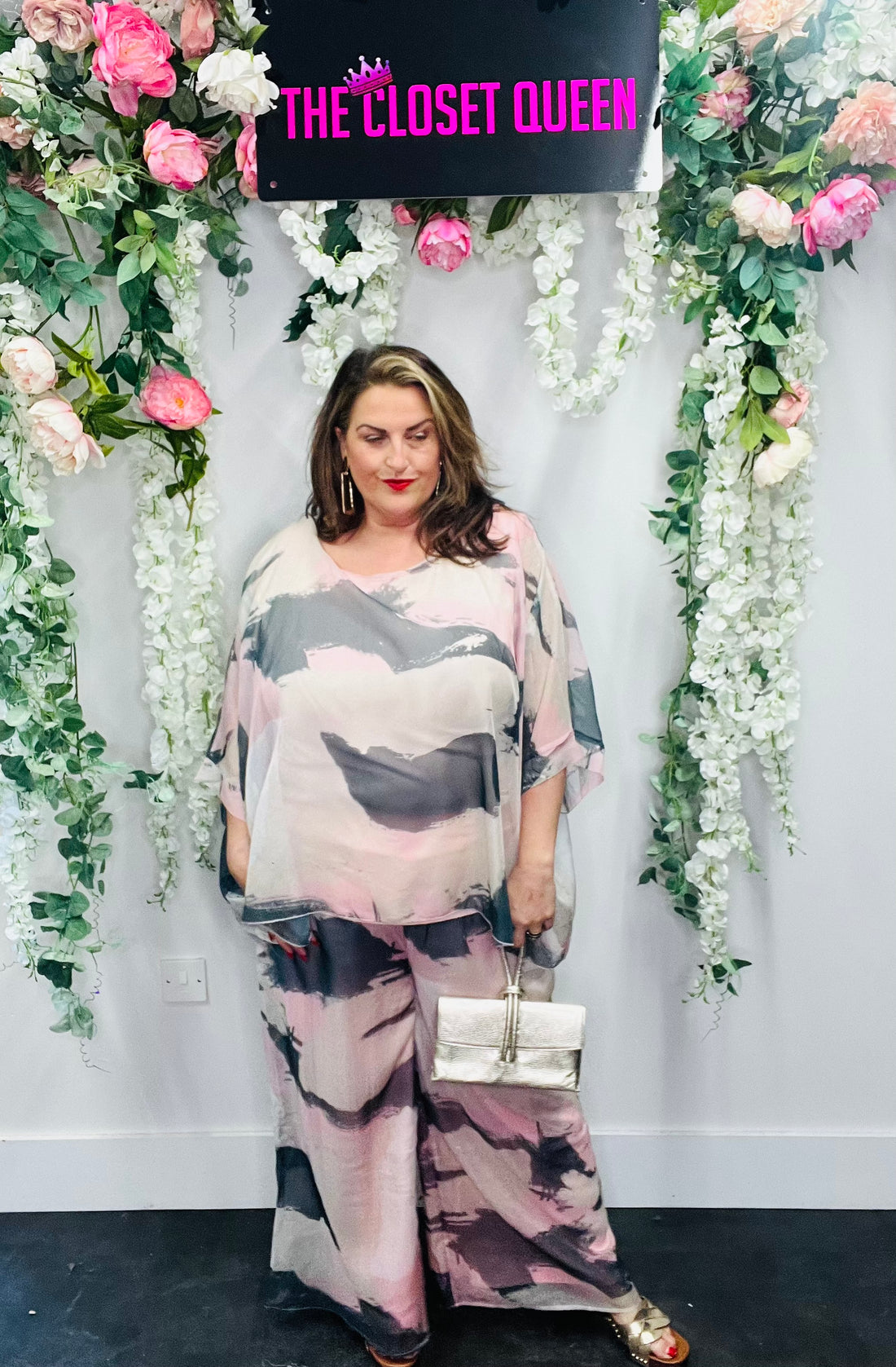 Silk Overlay Trouser Set