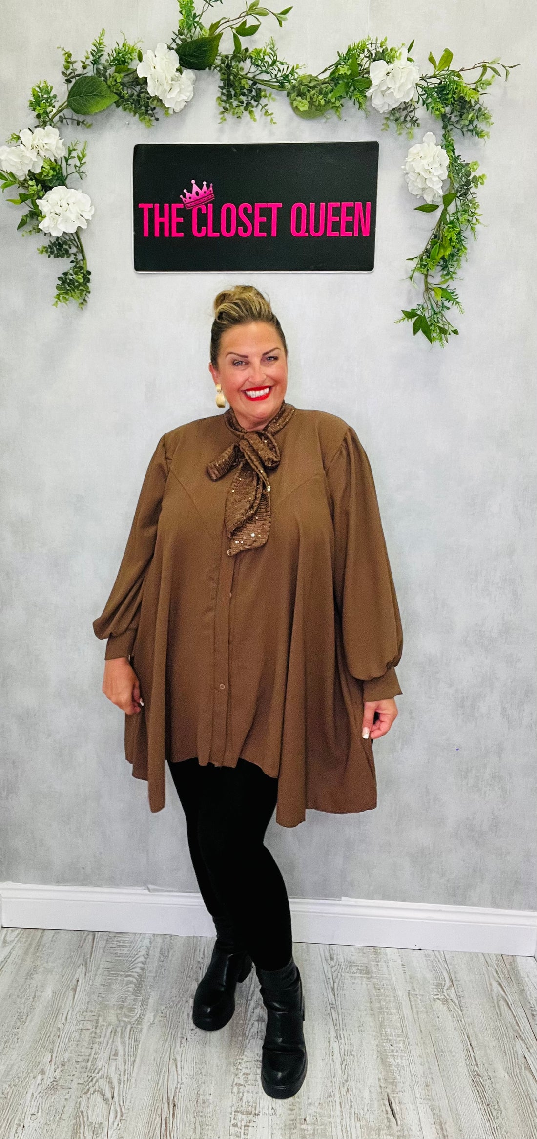 Flow Glitz Bow Blouse