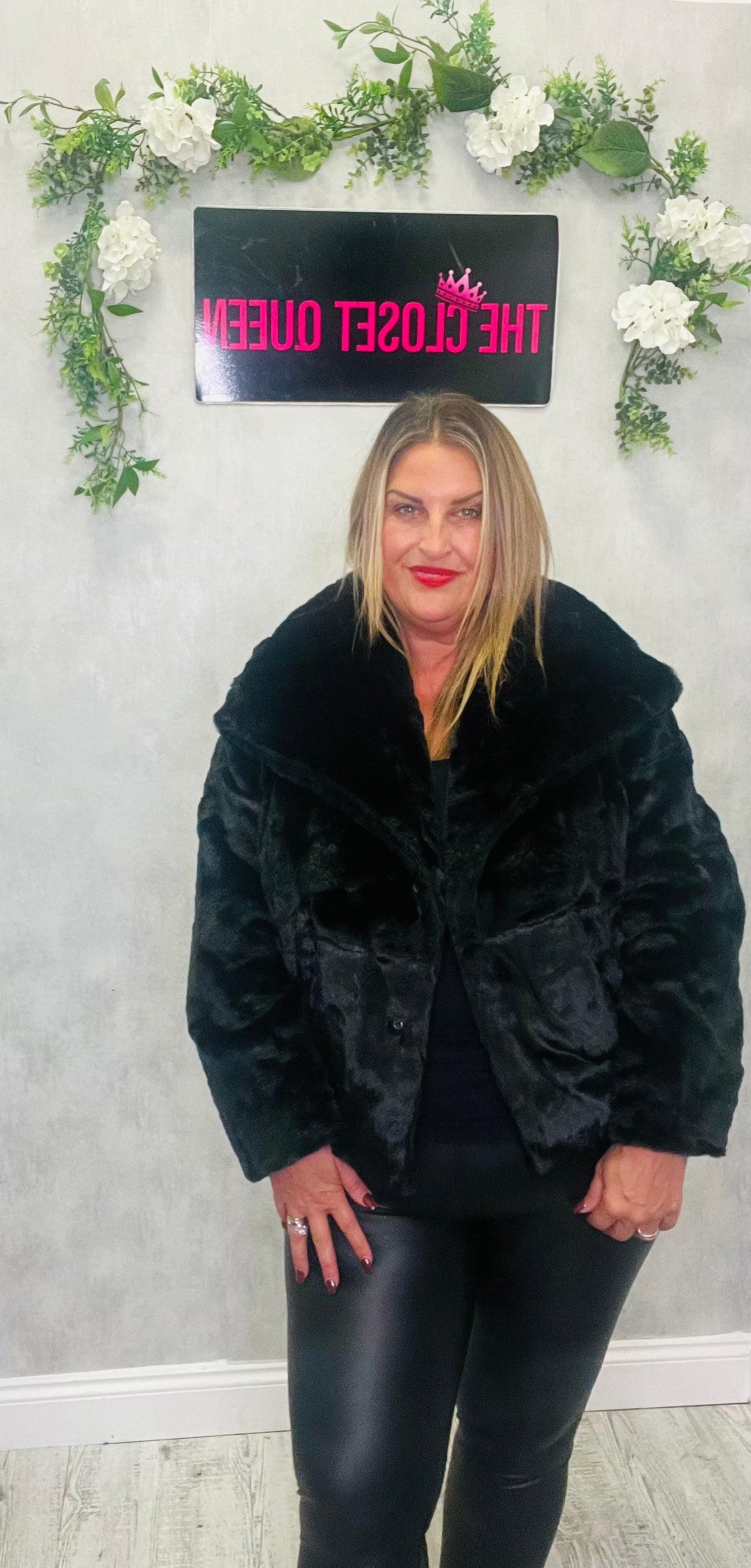 Haywood Faux Fur Short Jacket