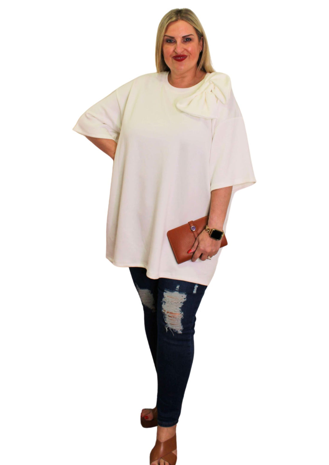 Bow Bounce Curve Tunic