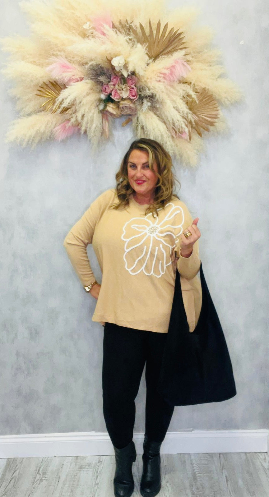 Flower Ribbon Jumper