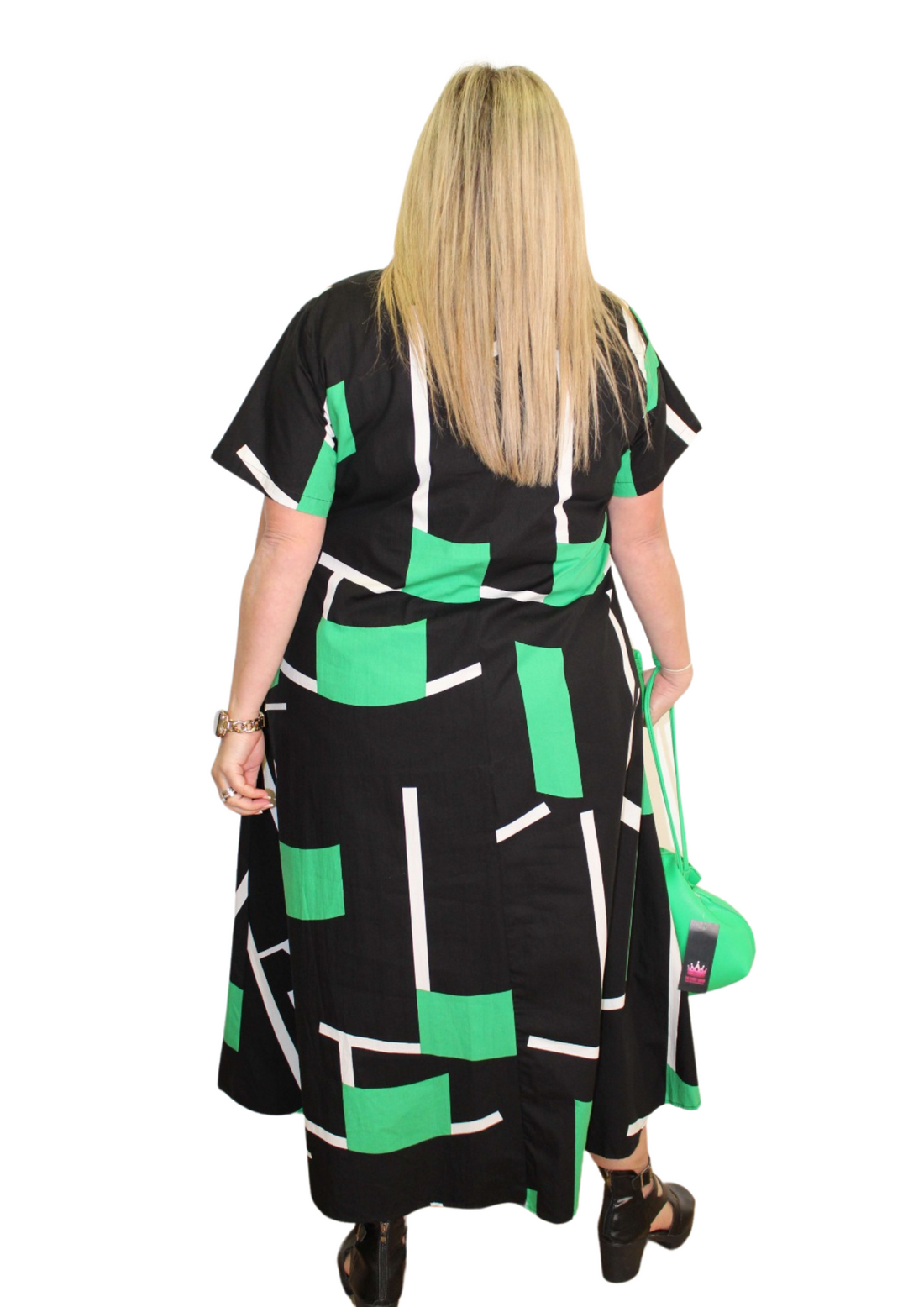 Block Stick Shirt Dress By Fly