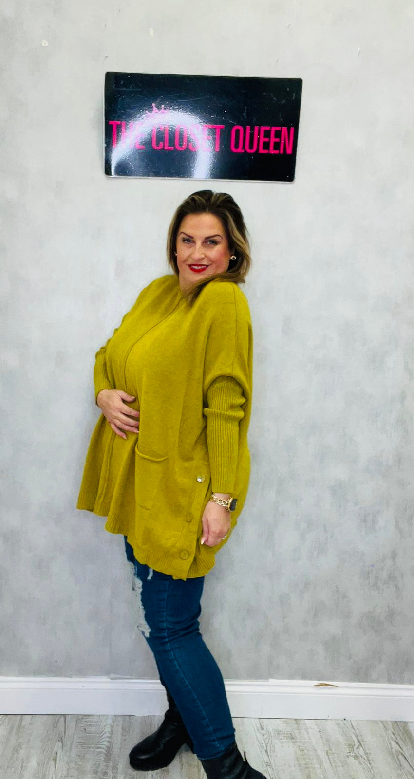 Centre Trim Button Side Jumper