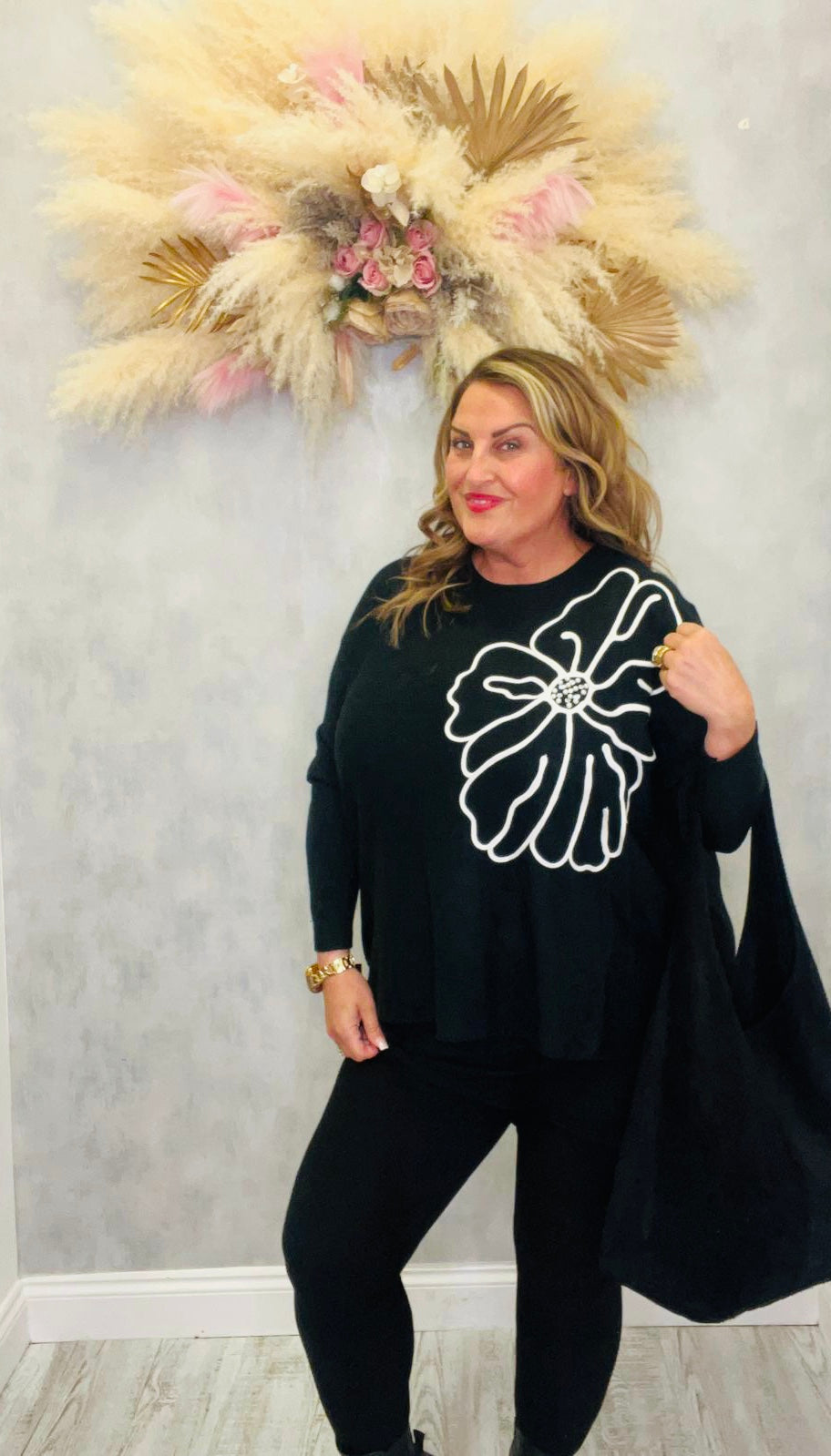 Flower Ribbon Jumper