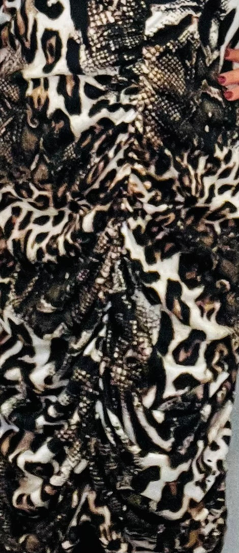 Regal Rouge Dress Mixi Animal