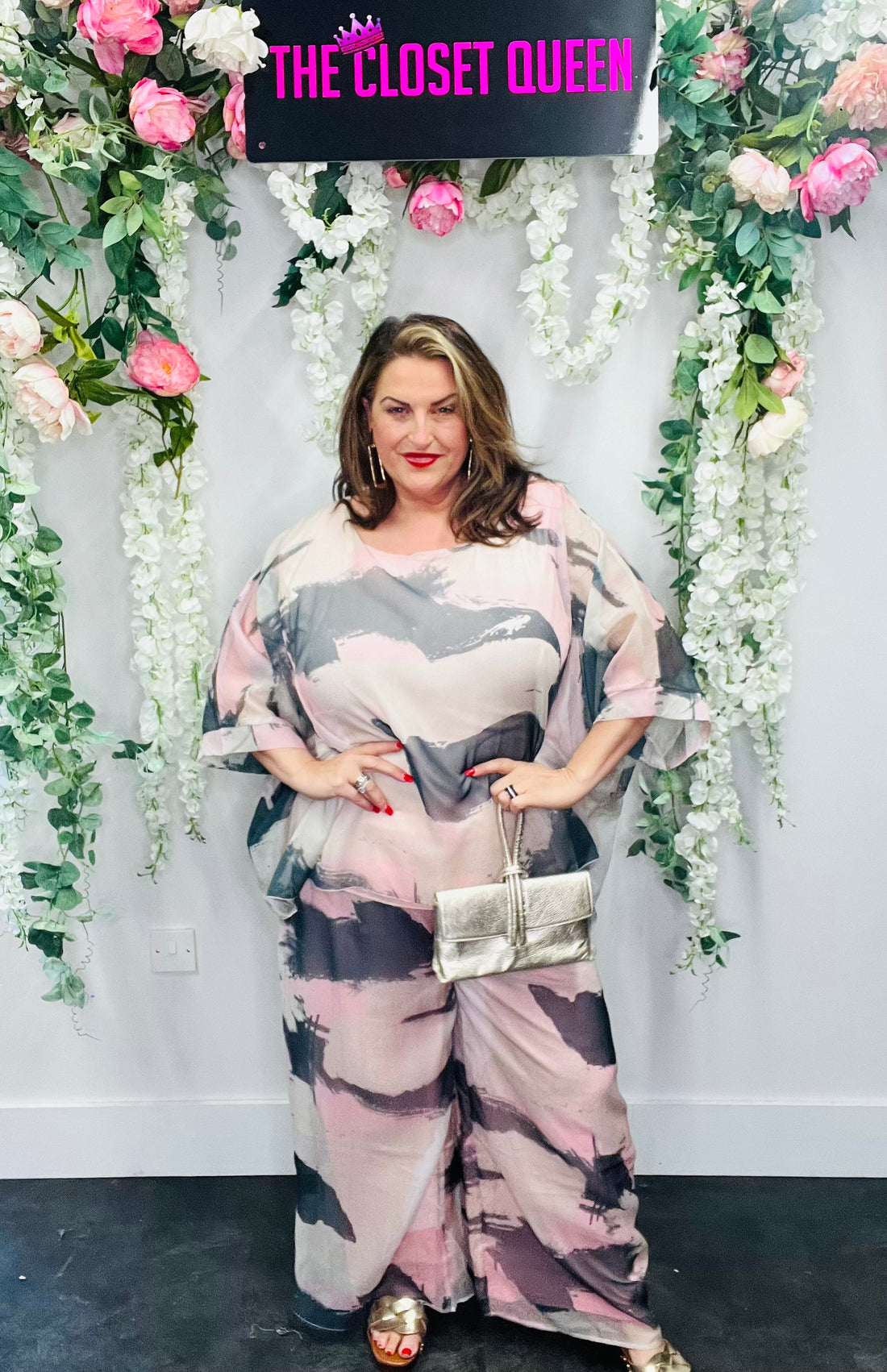 Silk Overlay Trouser Set