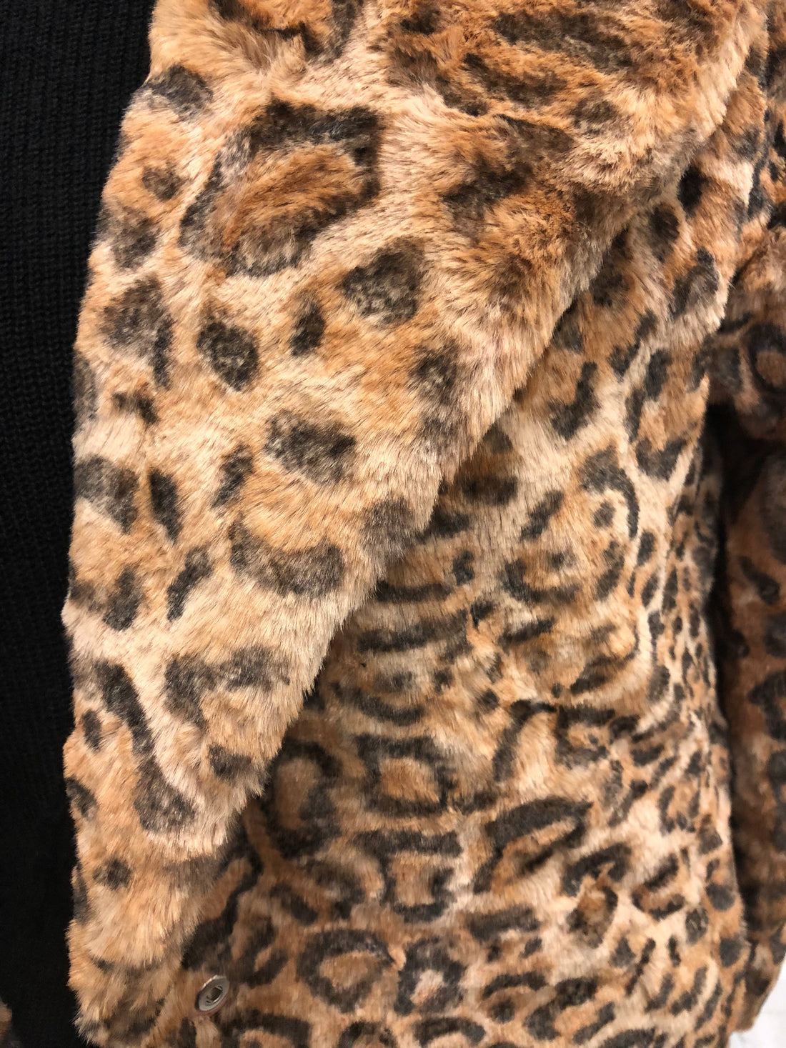Faux Fur Coat Leopard