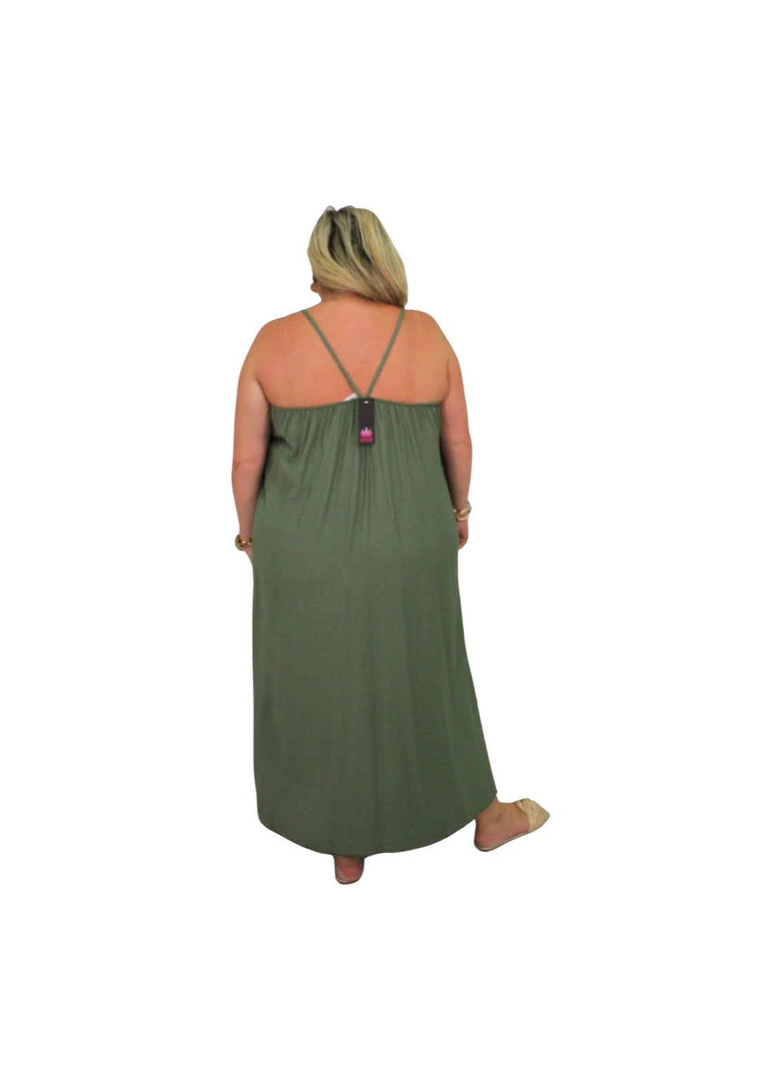 Necklace Effect Maxi Dress
