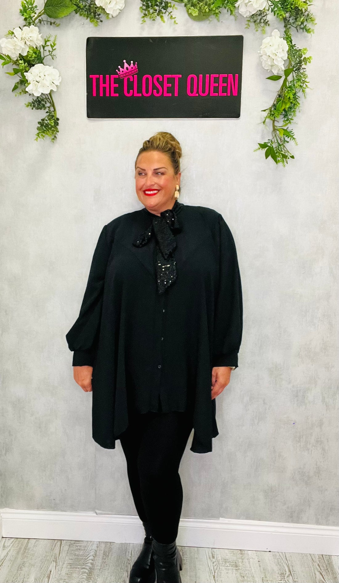 Flow Glitz Bow Blouse