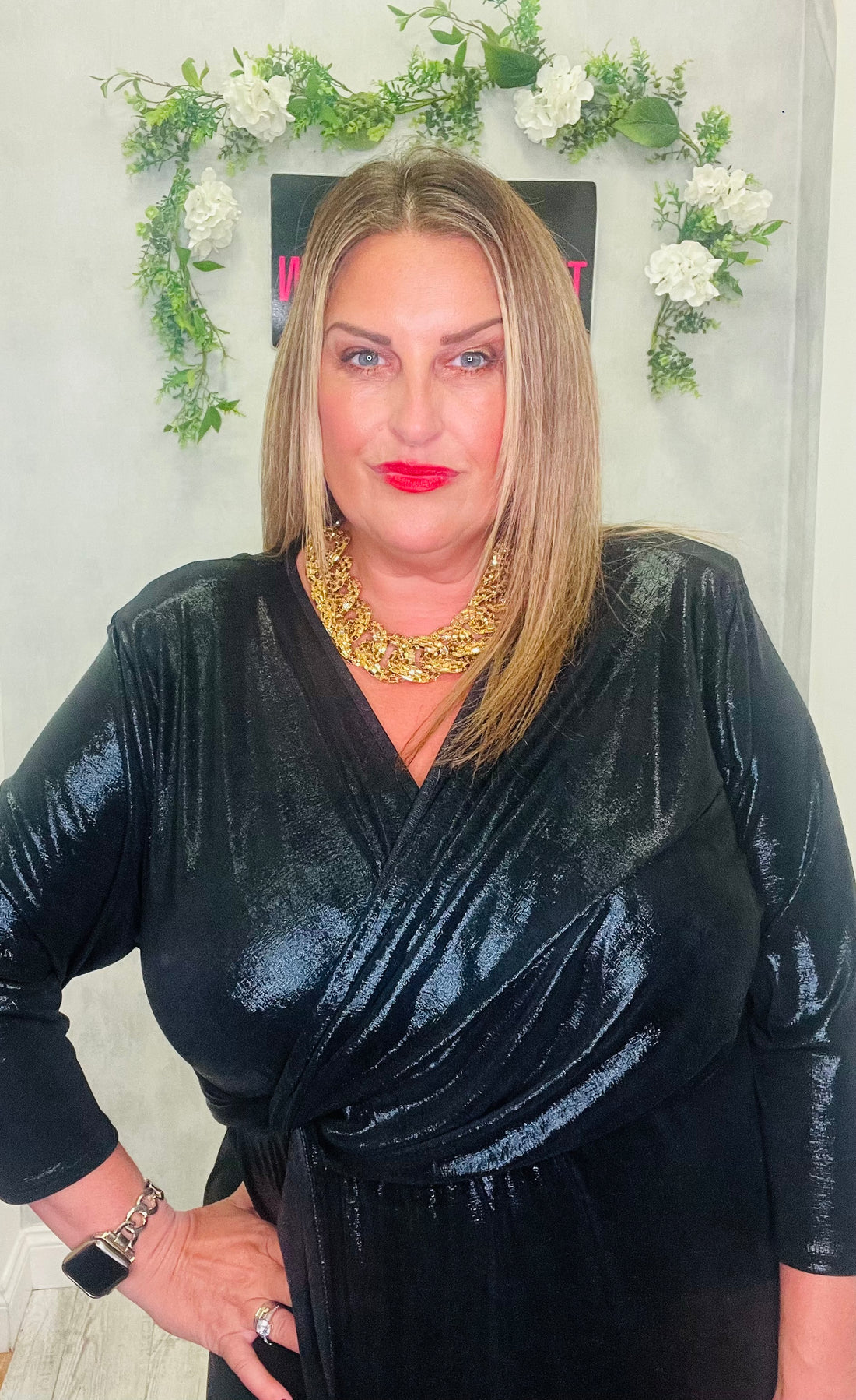 Margo Metallic Dress