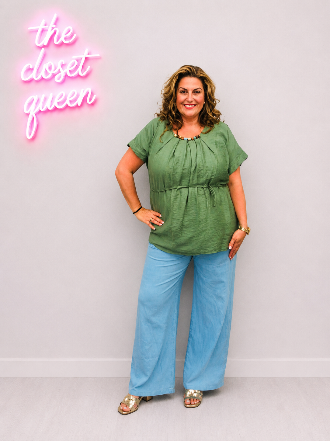 Beady Belt Top
