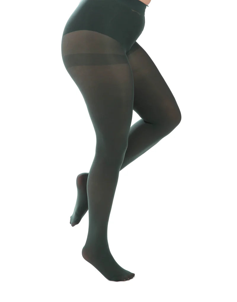 90 Denier Opaque Curvy Super Stretch Tights