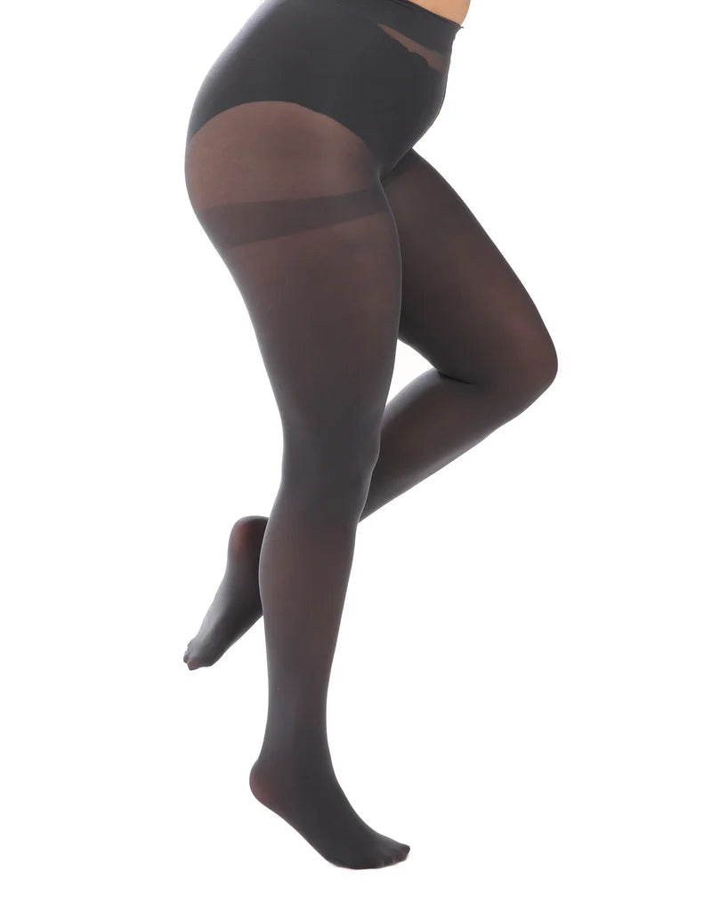 90 Denier Opaque Curvy Super Stretch Tights