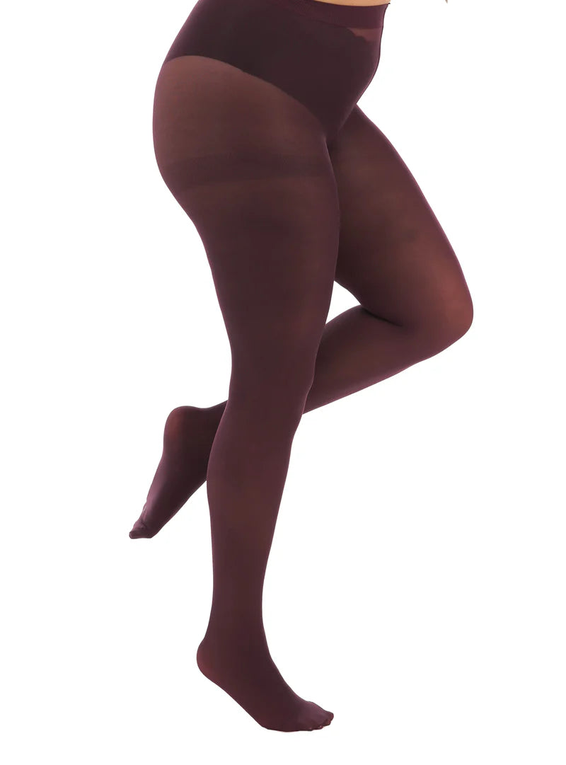 90 Denier Opaque Curvy Super Stretch Tights