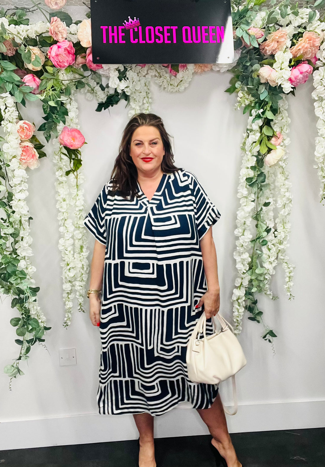 V Stitch Dress Block Maze