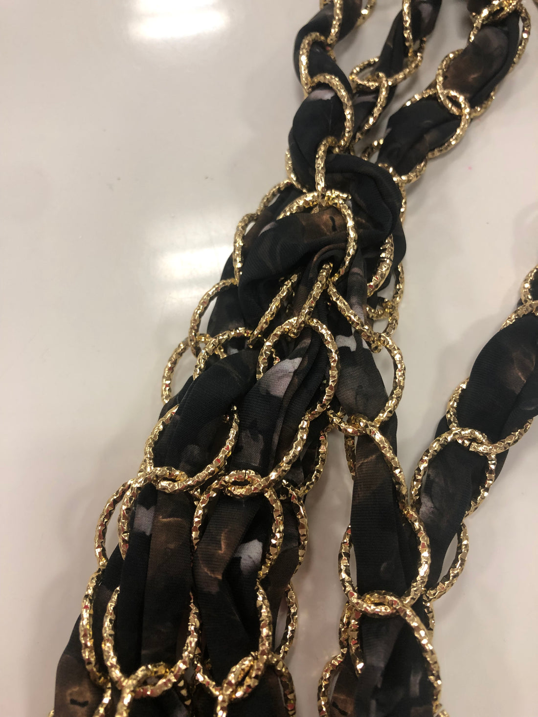 Link Fabric Necklace