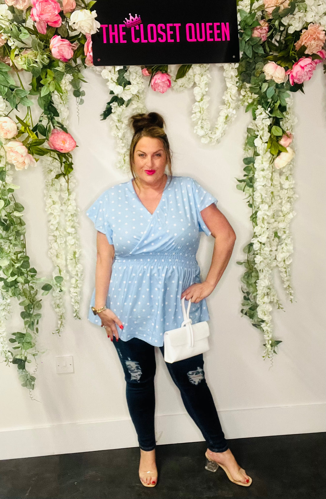 Lassi Wrap Style Top Polka