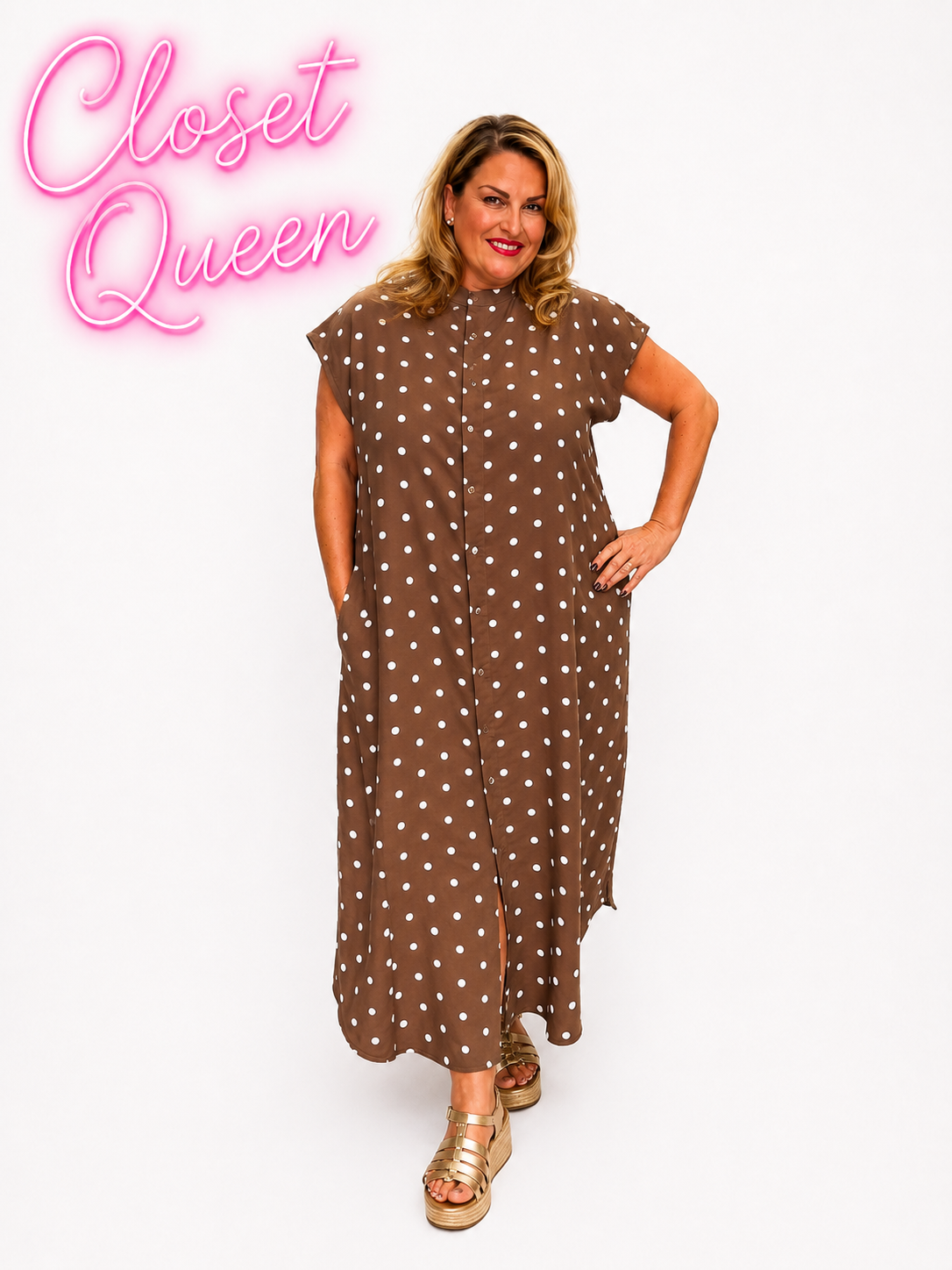 Leslie Polka Dot Dress