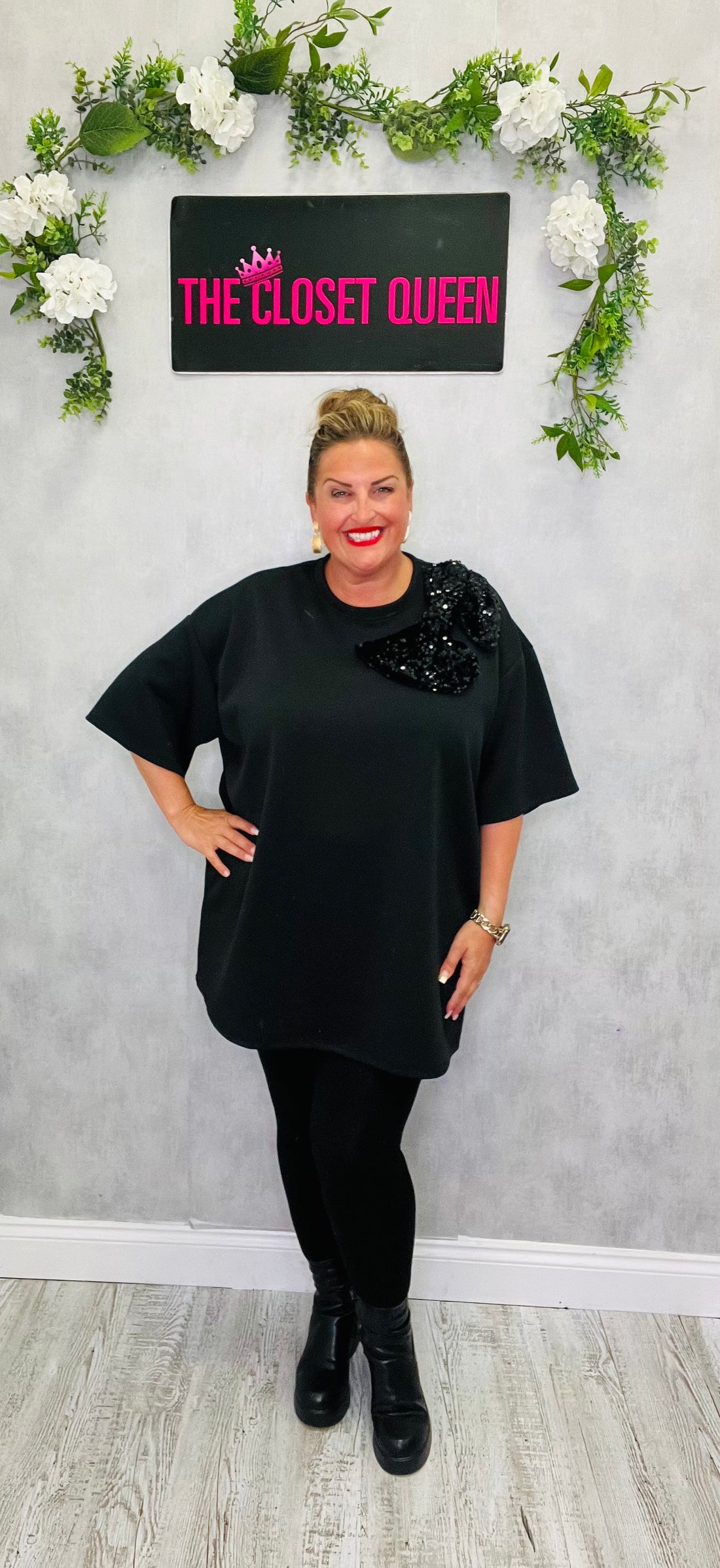 Bounce Glitz Bow Tunic