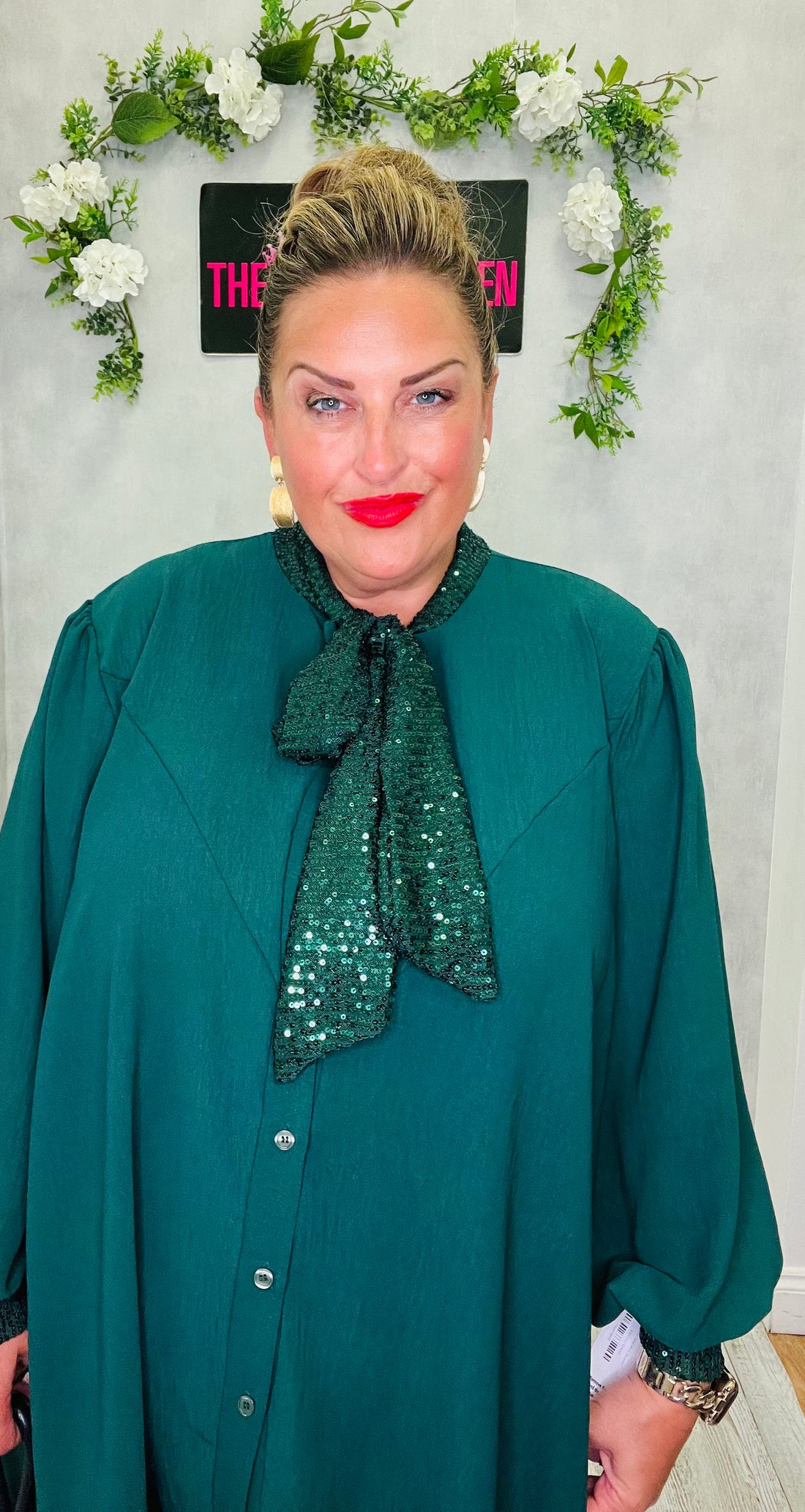 Flow Glitz Bow Blouse