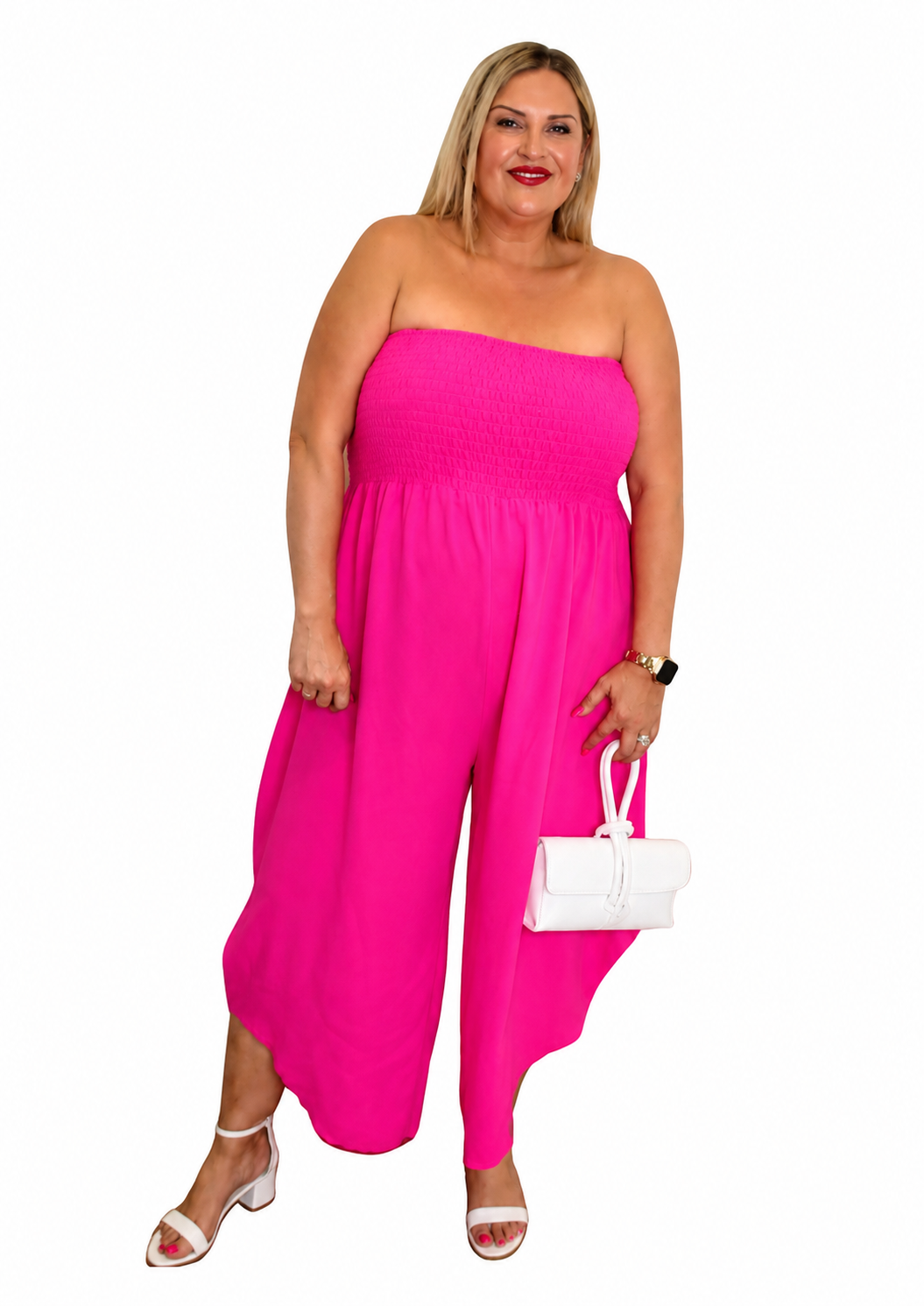 Sheered Top Jumpsuit