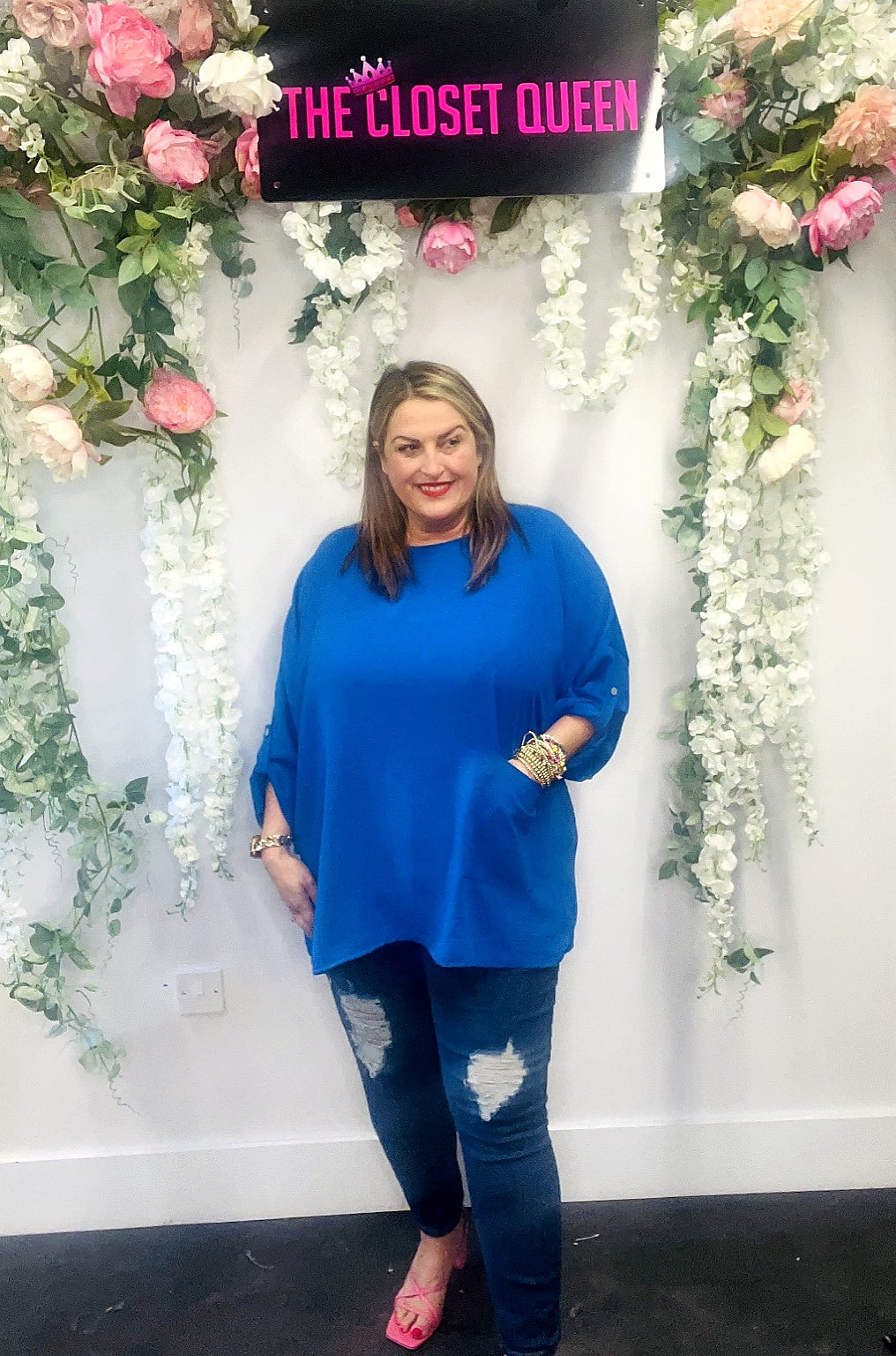 Visca Batwing Pocket Top