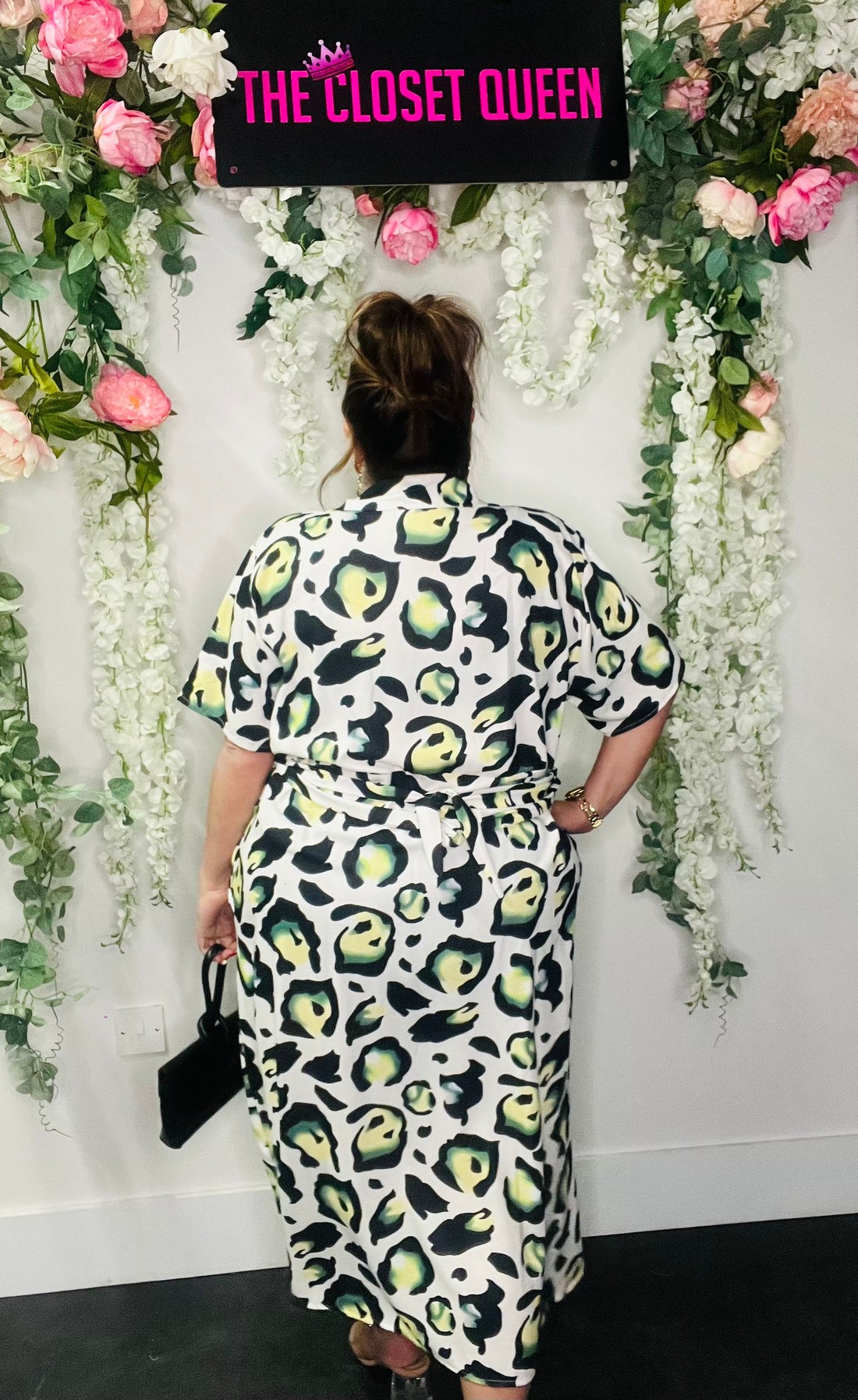 Vibrant Animal Shirt Dress