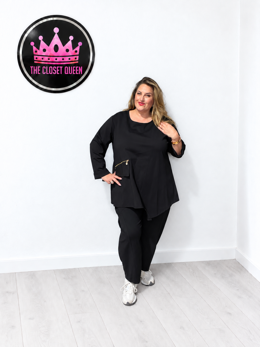 Andrea Diamond Zip Top