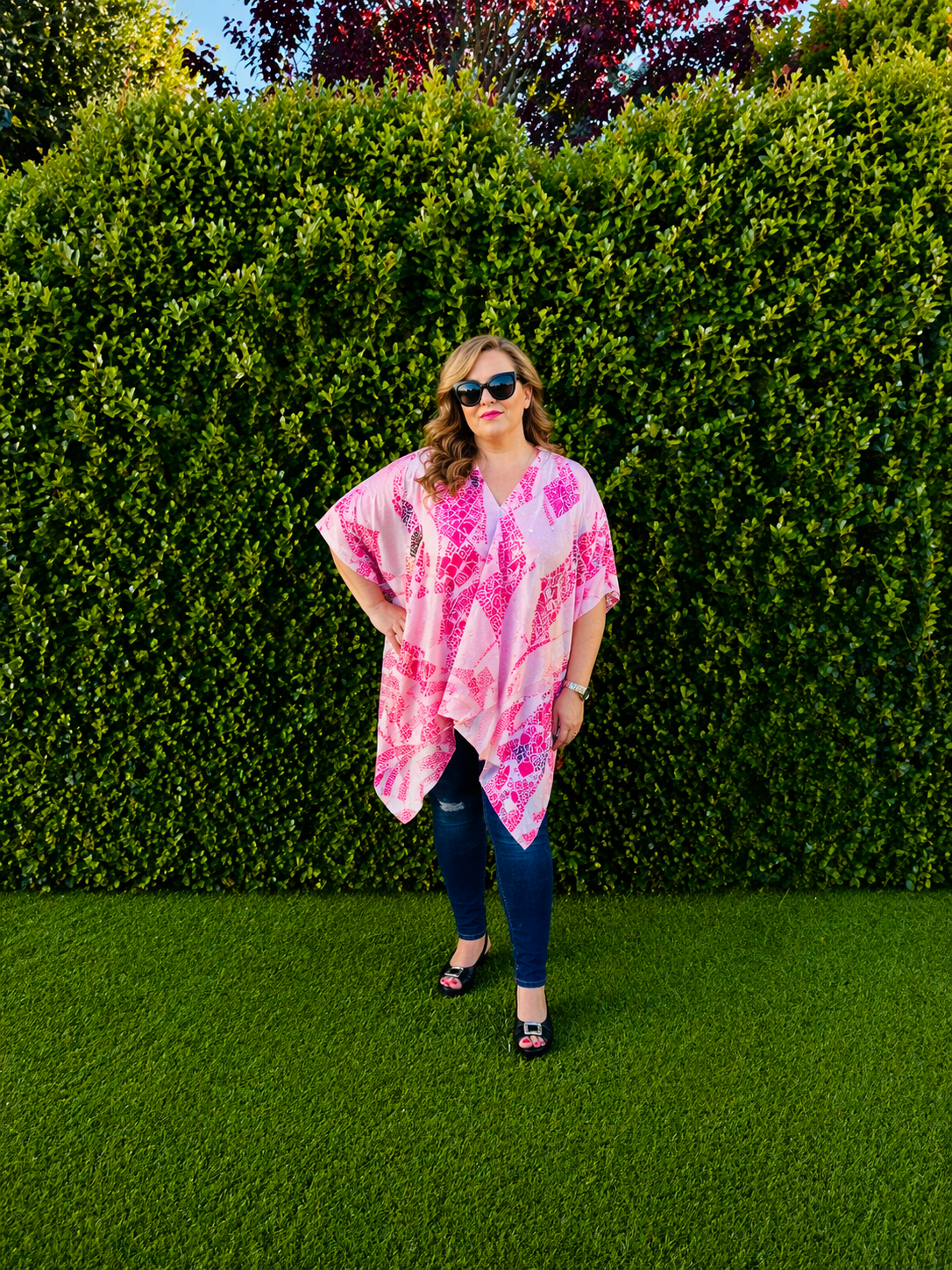 Satin Feel Kaftan Kiledo