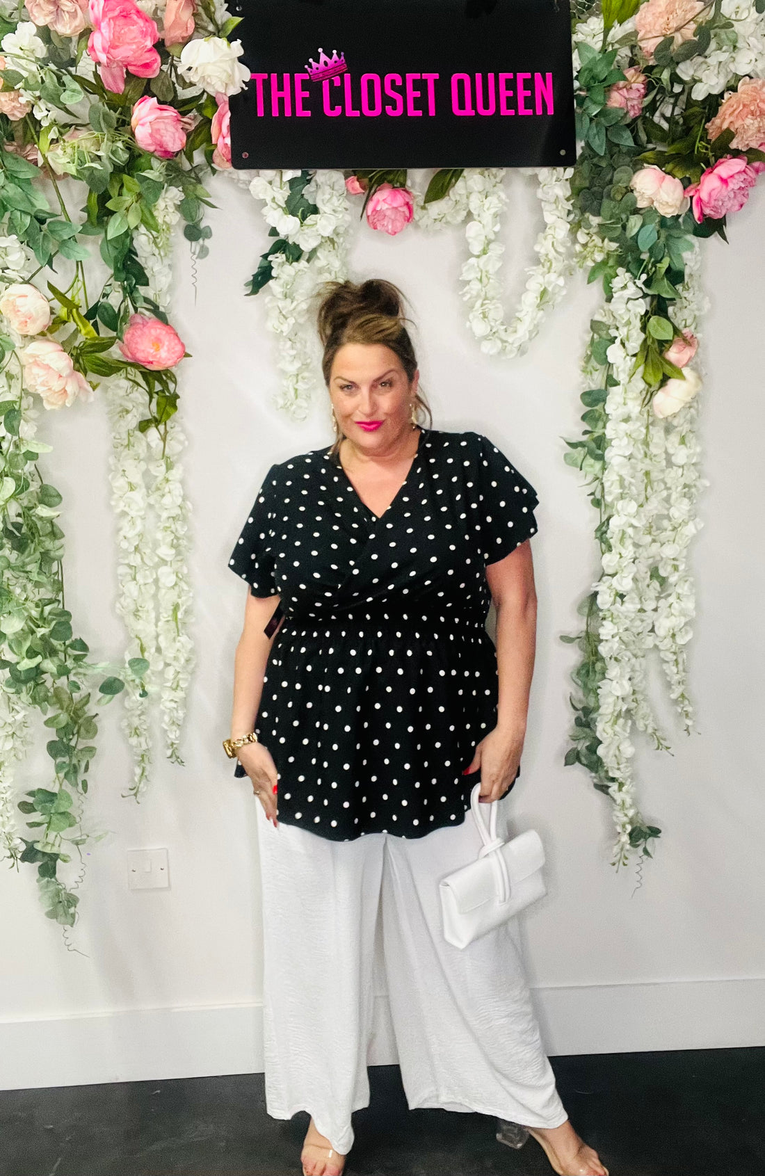 Lassi Wrap Style Top Polka