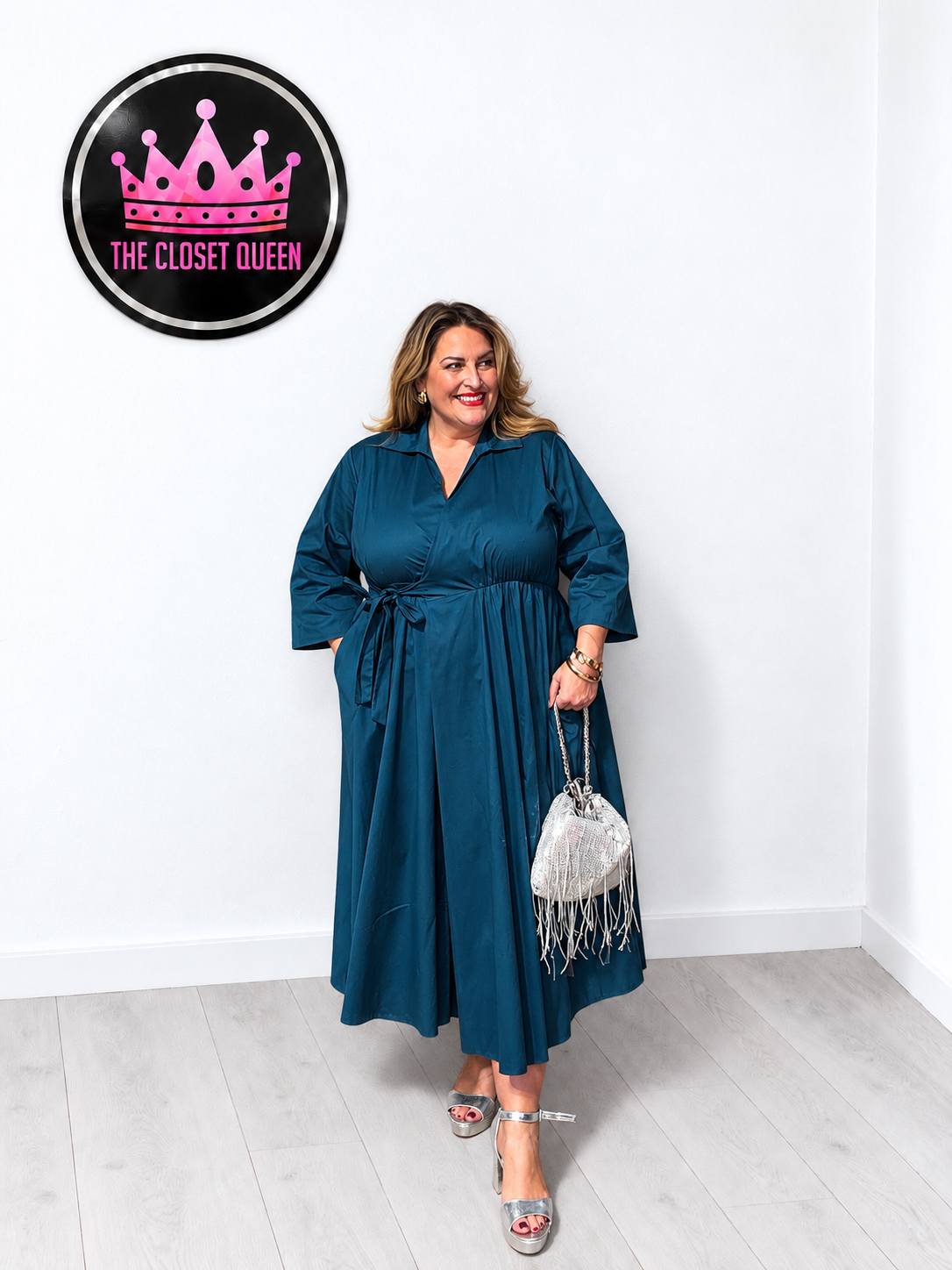 Petticoat wrap dress