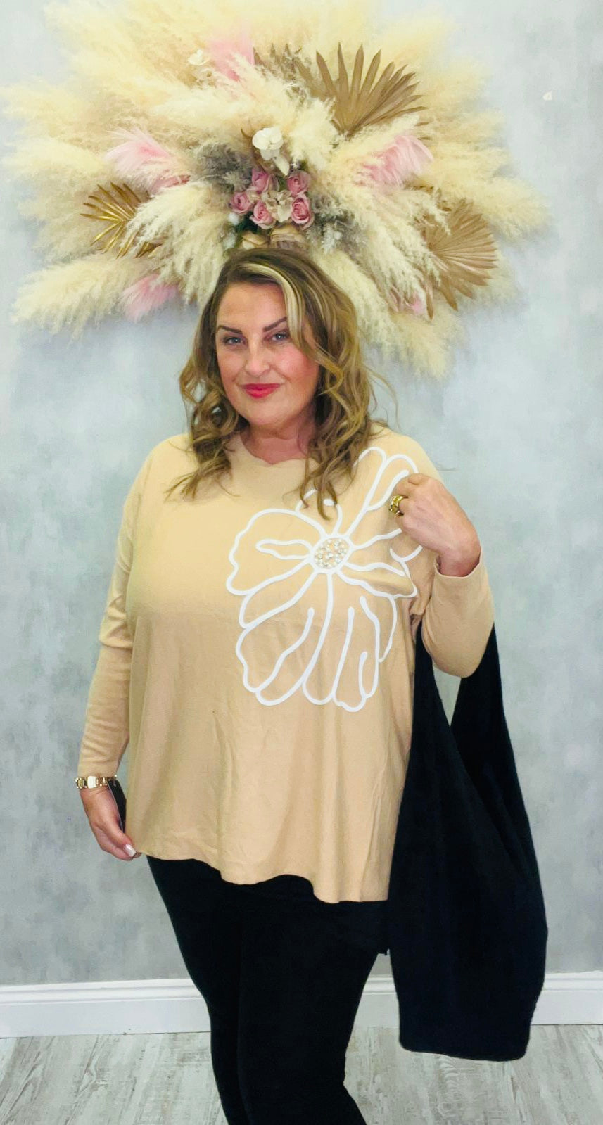 Flower Ribbon Jumper