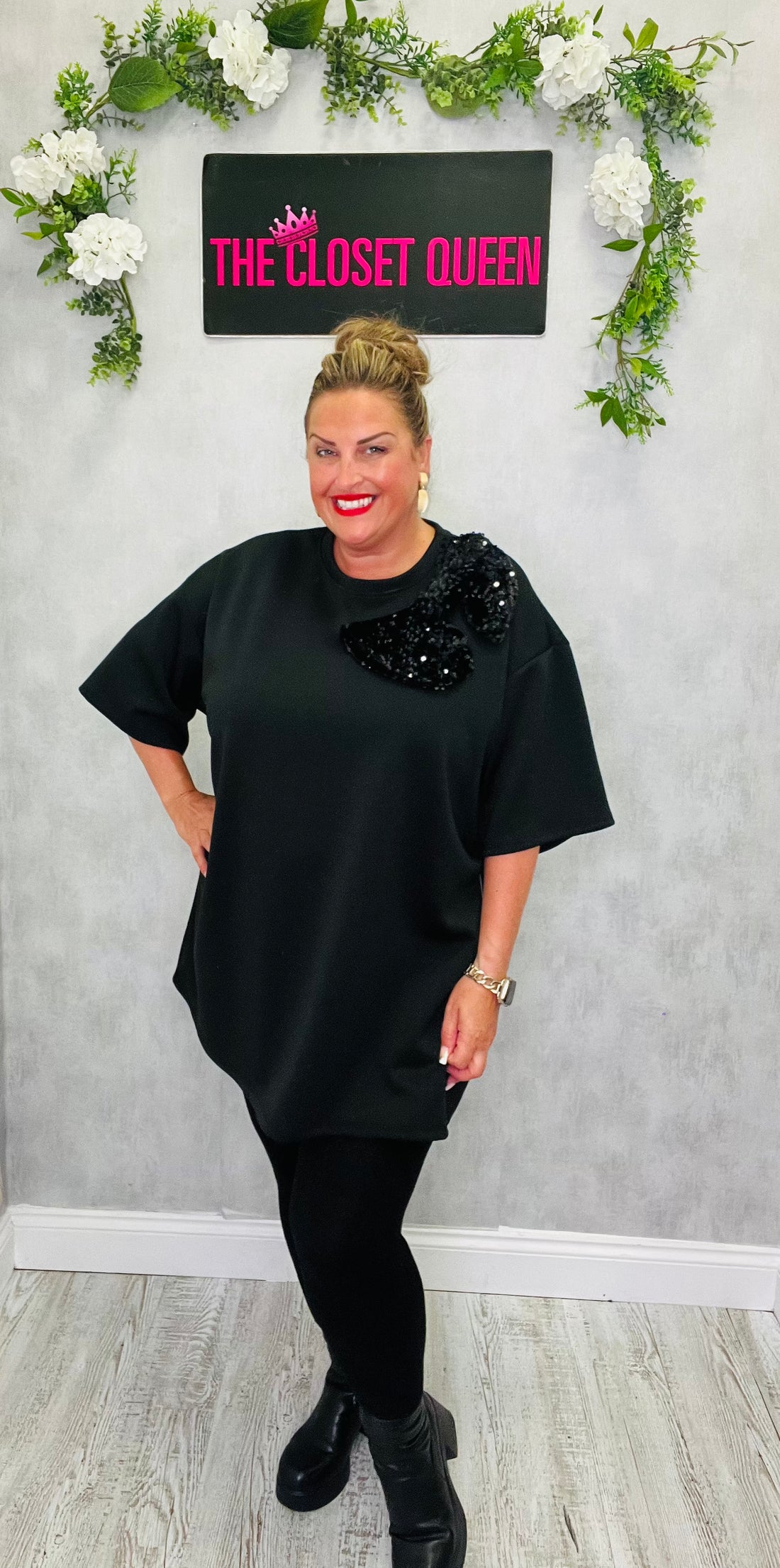 Bounce Glitz Bow Tunic