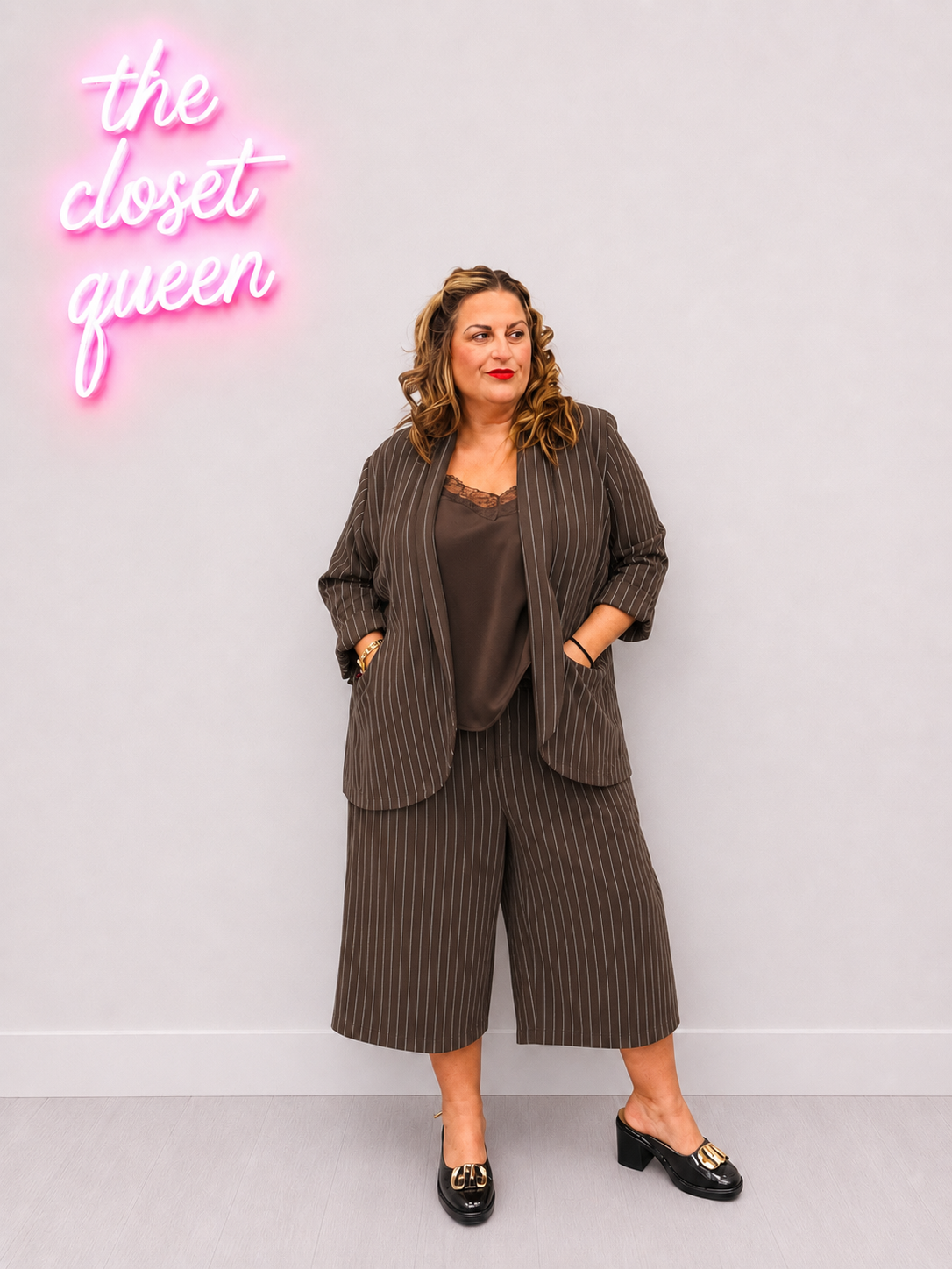 Lightweight Drape Jacket Pinstripe