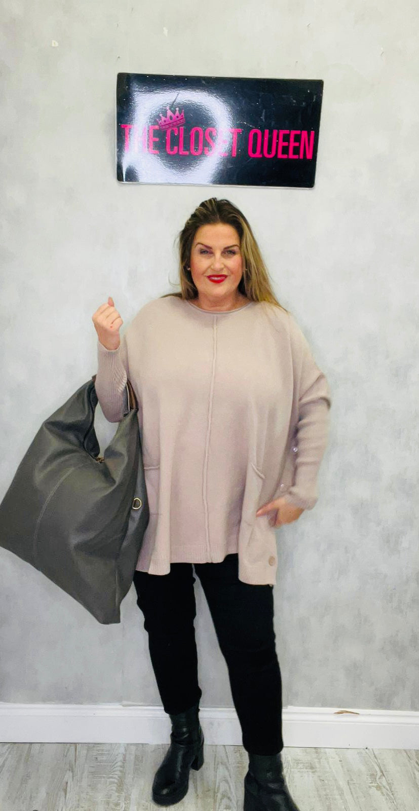 Centre Trim Button Side Jumper