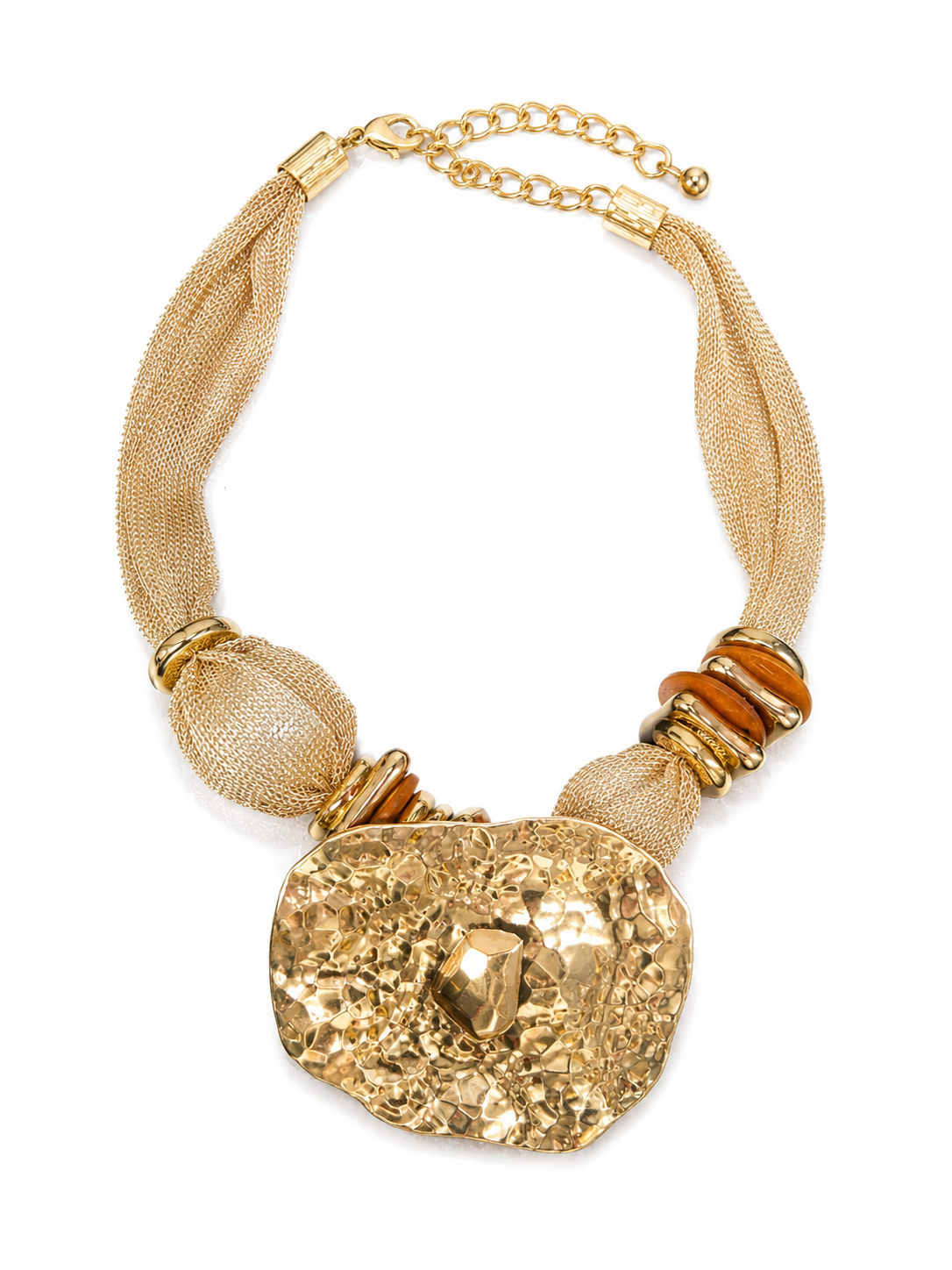 Gold Disc Necklace
